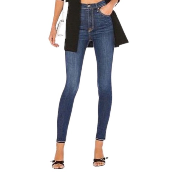 GRLFRND The Kendall High Rise Stretch Skinny Jeans Size 25 Medium Wash - Picture 1 of 10